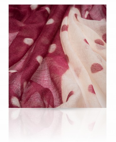 Палантин Женский W-POLKA/PINK